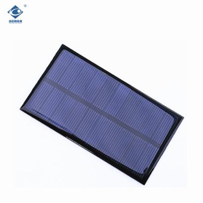China 0.8W Popular Enduring Mini Solar Panel ZW-106359 Transparent Epoxy Adhesive Solar Panel 5V for sale