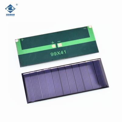 China ZW-9941 epoxy resin transparent solar panel 5.5V solar cell panel photovoltaic 0.5W for sale
