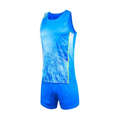 China Track And Field Training Women Fitness Sportswear Male Custom Race Suit for sale