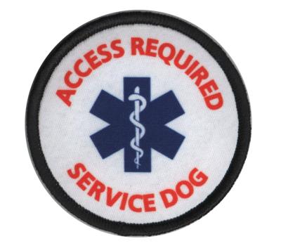 中国 Viable High Quality Customs Service Dog Badge Digital Printing Patches For Dog Vest 販売のため