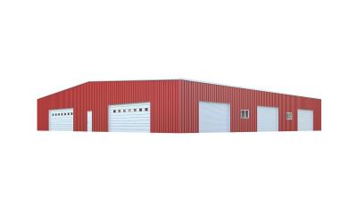 China 40*100 Grid Steel Structure Building Warehouse Low Cost Advantages for sale