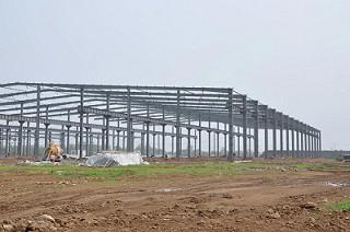 China Stable Grid Steel Structure Workshop Prefabricated Building CE for sale