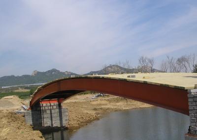 China A construção de ponte da construção de aço de Q355B galvanizou pré-fabricado à venda