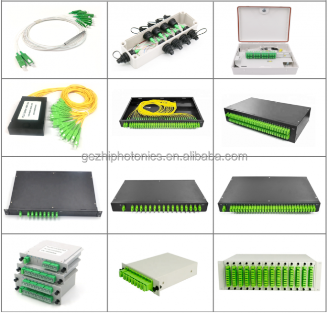 Optical WDM CCWDM 4+1CH SMF-28e with 0.9 loose tube SC/APC CCWDM Module