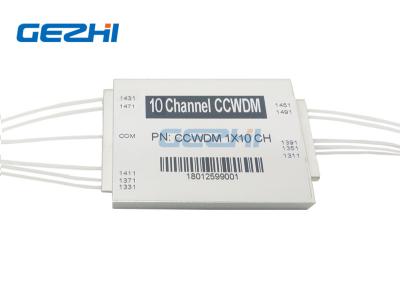 China Fiber Optical  Components 1491nm Optical Passive 1x10 Channels Compact CWDM Module for sale