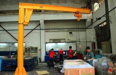 Chine Workshop 360 Degree Electric Jib Crane 2Ton Mobile Wall Mounted Slewing à vendre
