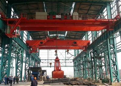China 50T Remote Control Double Beam Eot Crane Span 7m To 35m Electric Workshop Crane for sale