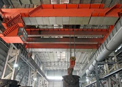 China Steel Mill Plant 32 / 10t Metallurgical Double Beam Ladle Crane With Cabin Control à venda