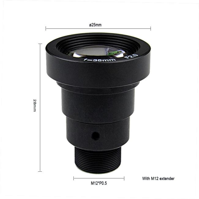 Starlight 1.3MP 35mm CCTV IR MTV Lens m12 Mount F2.0 For Security Video Cameras, 1/2" Image Format Starlight 1.3MP 35mm CCTV IR MTV Lens m12 Mount F2.0 For Security Video Cameras, 1/2" Image Format