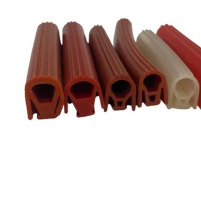 China Resistant Temperature Silicone Strip for Different Shape Pipe and Customer's Drawings for sale