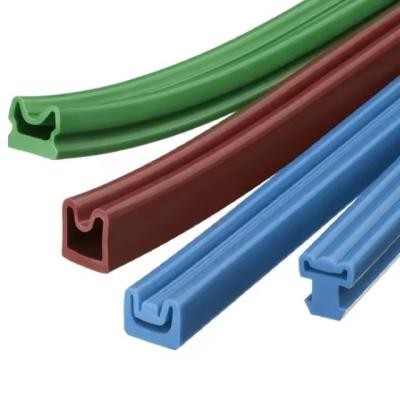 China Cutting Service High Temperature Dust Oven Door Extrusion Silicone Rubber Seal Strip for sale