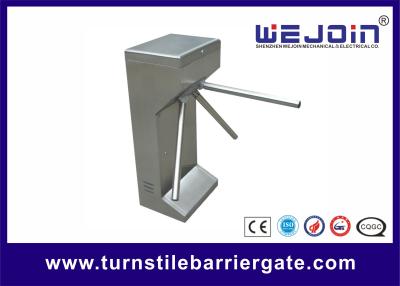 China Comapct safety mechanical Tripod Turnstile Gate / electric Waist height Turnstile for sale