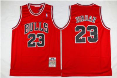China Men's Chicago Bulls #23 Michael Jordan Red 1997-98 Mitchell&Ness Throwback Jersey for sale