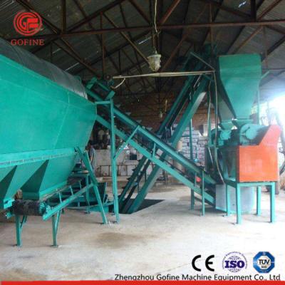 China Green Organic Fertilizer Production Line / Double Roller Fertilizer Pellet Machine for sale
