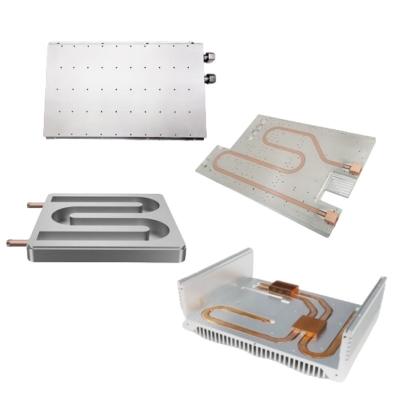 China Small Cold Plate Heat Sink Aluminum / Copper Material Cooling Solution for sale