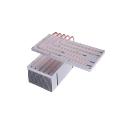 China OEM / ODM Cold Plate Heat Sink with Thermally Conductive Finned Plate for sale