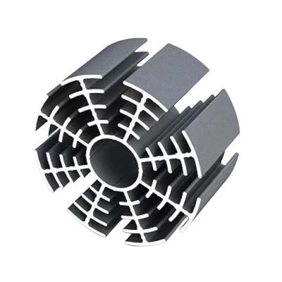 China OEM/ODM Aluminium Heat Sink Extrusion Silver Aluminium Heatsink Profile for sale