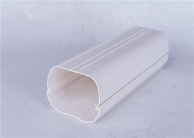 China Green Level PVC Extrusion Profiles , Customized Plastic Wiring Duct for sale