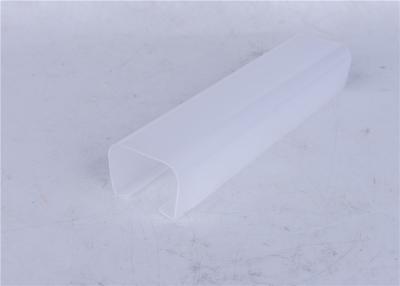 China LED Light Extrusion Plastic Profiles High Energy Efficiency LED Mounting Channel for sale