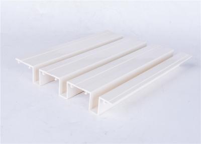 China Decoration Use Custom Plastic Profiles With Special Requested Surface for sale