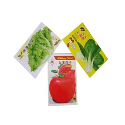 China Heat Seal Customized Plastic Vegetable Seed Packaging Bags For Farming for sale