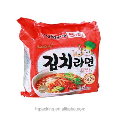 China Bag With Valve Nongshim Instant Noodles Packing Bag Logo Print and Durable Material for sale