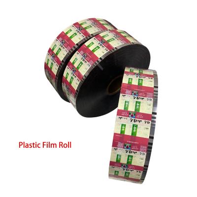 China Food Packing Custom Printed Metallic Aluminum Foil Material Snack Plastic Roll Films for sale