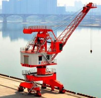 China Marine Barge Mounted Crane High Lifting Capacity 5t To 40t en venta