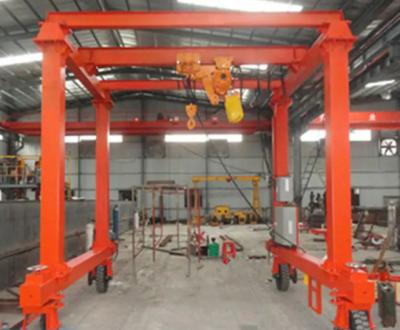 China 20t Low Headroom Twin Girder Mobile Lifting Gantry Electric Low Plant Height en venta