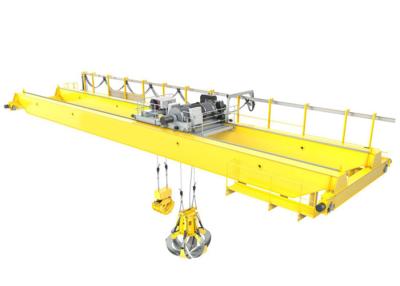 China 40t Eot Hydraulic Grab Double Beam Bridge Crane A5 A6 Working Class for sale