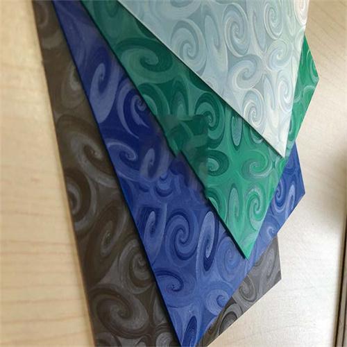 High-precision leather embossing roller with detailed pattern engraving