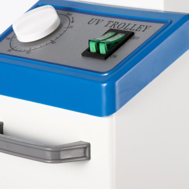 30w Air UV Disinfection Trolley UVC Light Medical Sanitizer Vehicle 4