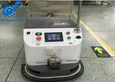 China Single Way Tugger Type AGV Car , Carbon Steel Automated Guided Vehicle Robot for sale