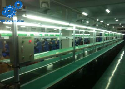 China Two Side Electronics Assembly Line , MP3 Manual Assembly Line PVC Belt for sale