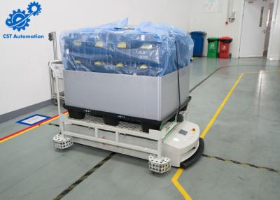 China Carbon Steel AGV Automated Guided Vehicle For Warehouse Automatic Storage for sale