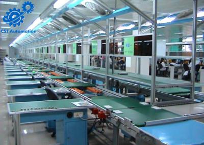 China Microwave Oven Furniture Assembly Line With Automatic Chain Conveyor Transport for sale