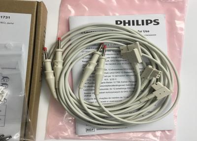 China PHLIP ECG Replacement Parts , AMMI IEC 12 Lead ECG Limb Leads 1.4M 989803151731 for sale