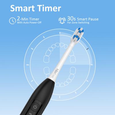 China Custom Private Label IPX7 Waterproof Travel Electric Toothbrush for Adults Soft Bristle UV Sterilization LED Teeth Whitening for sale
