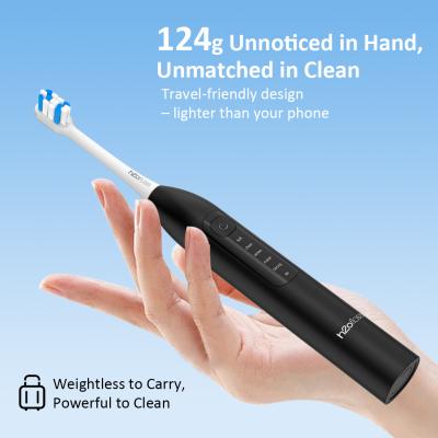 China Custom Private Label IPX7 Waterproof Travel Electric Toothbrush for Adults Soft Bristle UV Sterilization LED Teeth Whitening for sale
