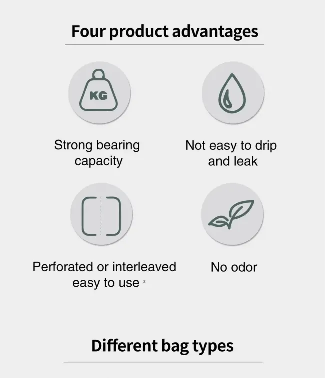 Custom Factory Direct Price OEM Disposable Baby Nappies Bags Baby Diaper Bags on Roll