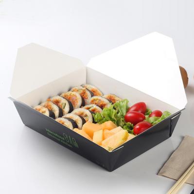 China Wholesale stacking 400g craft paper boxes take away food container with window for sale