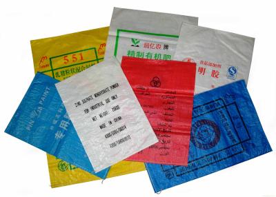 China Anti Slip Light Weight PP Woven Sack Bags For Packing Cement , Coal , Salt for sale