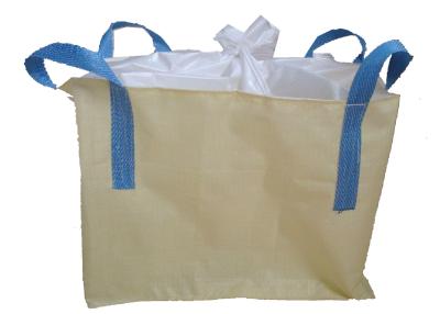 China Recycled 1000kg PP Flexible Bulk Container / Jumbo Sack Bags With 4 Sling Loops for sale