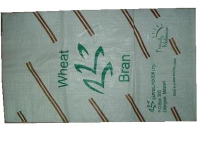 China PP Woven Wheat Flour Packaging Bags Recyclable Waterproof 25kg Customized Color for sale