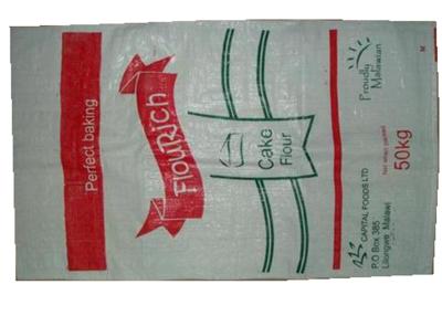 China OEM PP Wheat Flour Packing Bags , Woven Sack Bags For Agricultural / Indusrial for sale