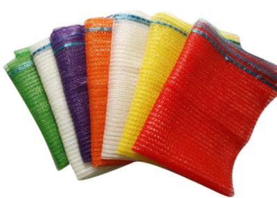 China Plastic , PE , PP Woven Industrial Mesh Bags 50kg For Onions And Eggplant Orange Color for sale