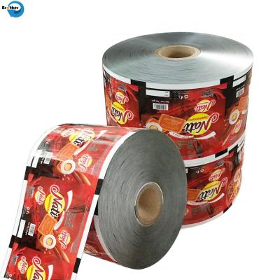 China Plastic Printed Roll Film Aluminum Foil for Food Medical Cosmetics Flexible Packaging for sale