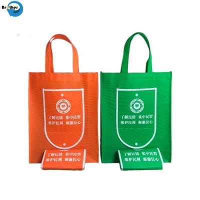 China Eco-Friendly Fashion Wholesale Durable Promotional Carry Custom Printed PP Non-Woven Shopping Bags for sale