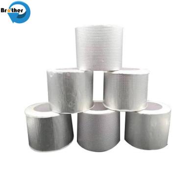 China Insulating Glass Making Aluminum Spacer Bar Coating Round Spacer Double Side Butyl Rubber Tape for sale