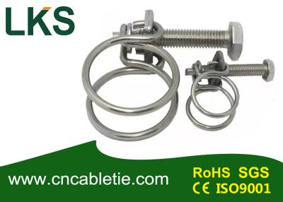 China High Quality Double Wire Hose Clamp for sale